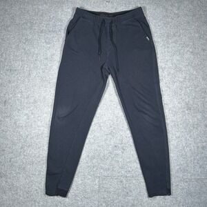 Eddie Bauer Lounge Sweatpants Mens Size Medium Navy Blue Elastic Waist Comfy